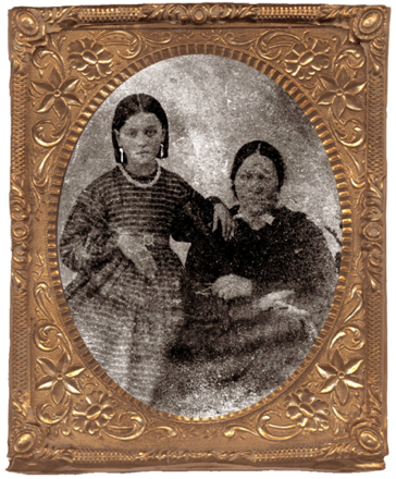 Mary Jane Clifton Morton 
& daughter, Elizabeth Morton